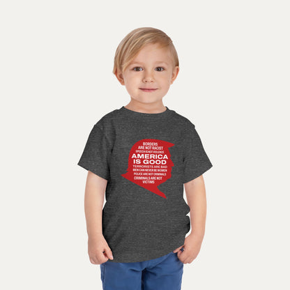 America is Good Toddler Tee