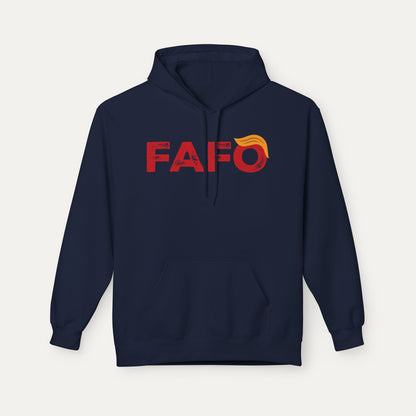 FAFO (Trump style) Fleece Unisex Hoodie