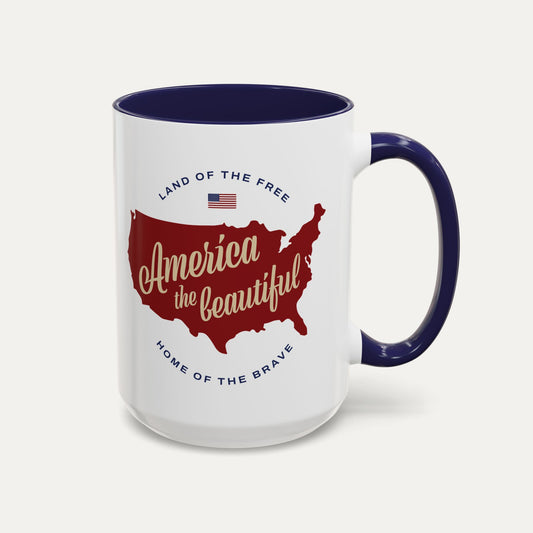 America the Beautiful 15oz Accent Mug