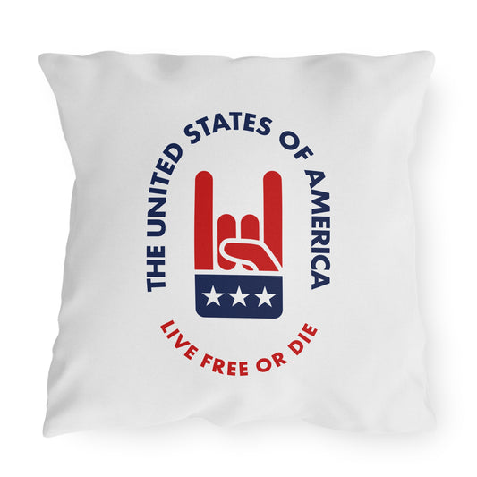 Live Free or Die Outdoor Pillows