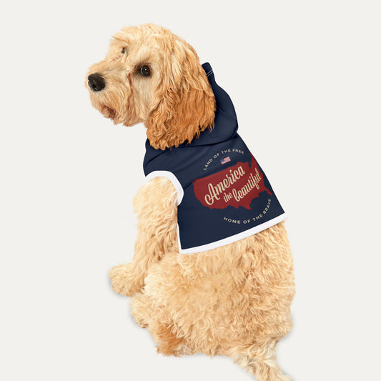 America the Beautiful Pet Hoodie