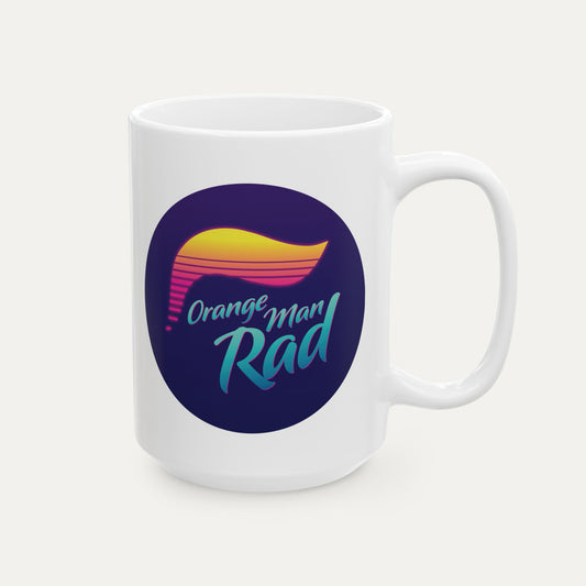 Orange Man Rad Retro 15oz Mug