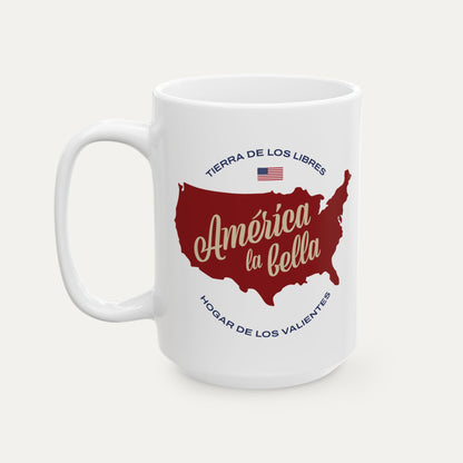 America the Beautiful 15oz Mug (Spanish)