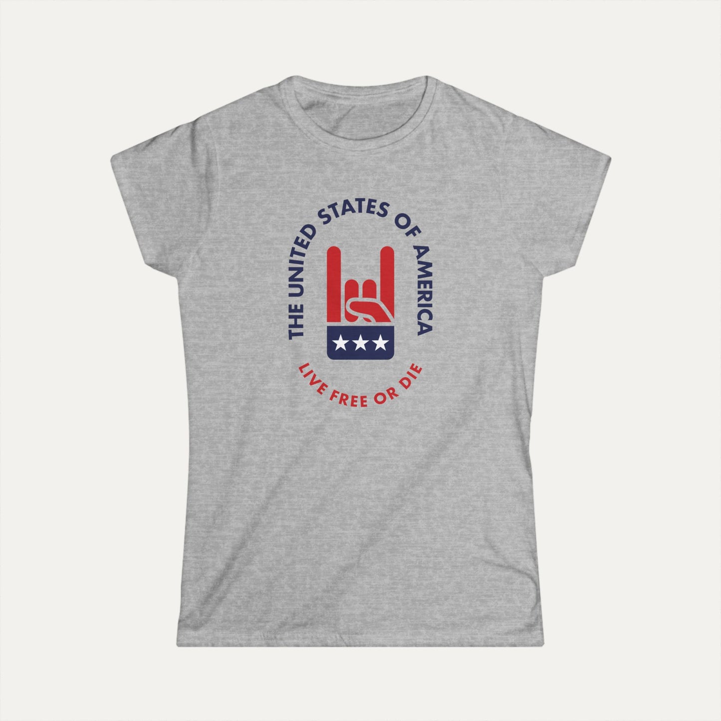 Live Free or Die Women's Softstyle Tee