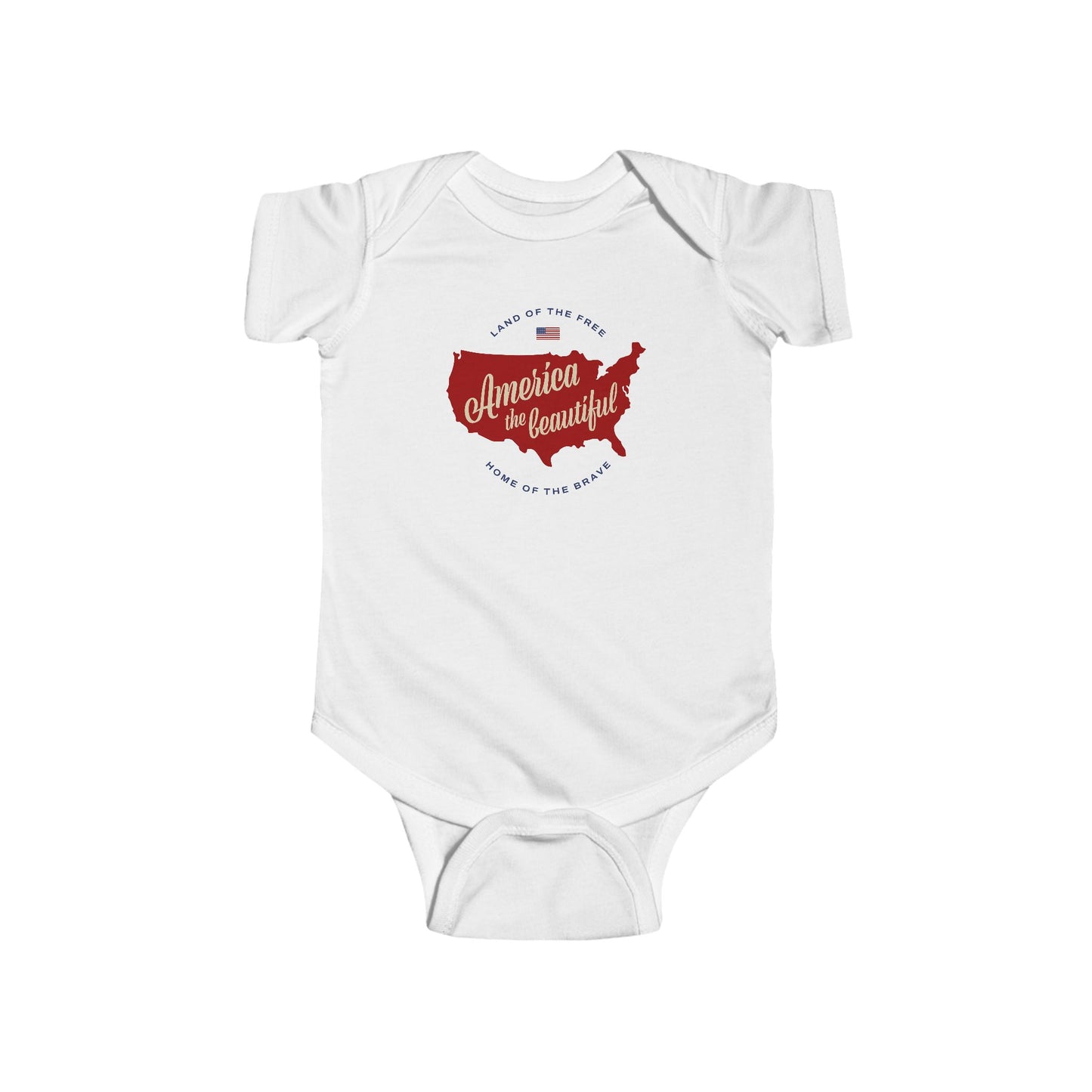 America the Beautiful Onesie