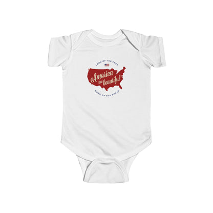 America the Beautiful Onesie