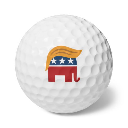 Orange Man Rad Golf Ball Set