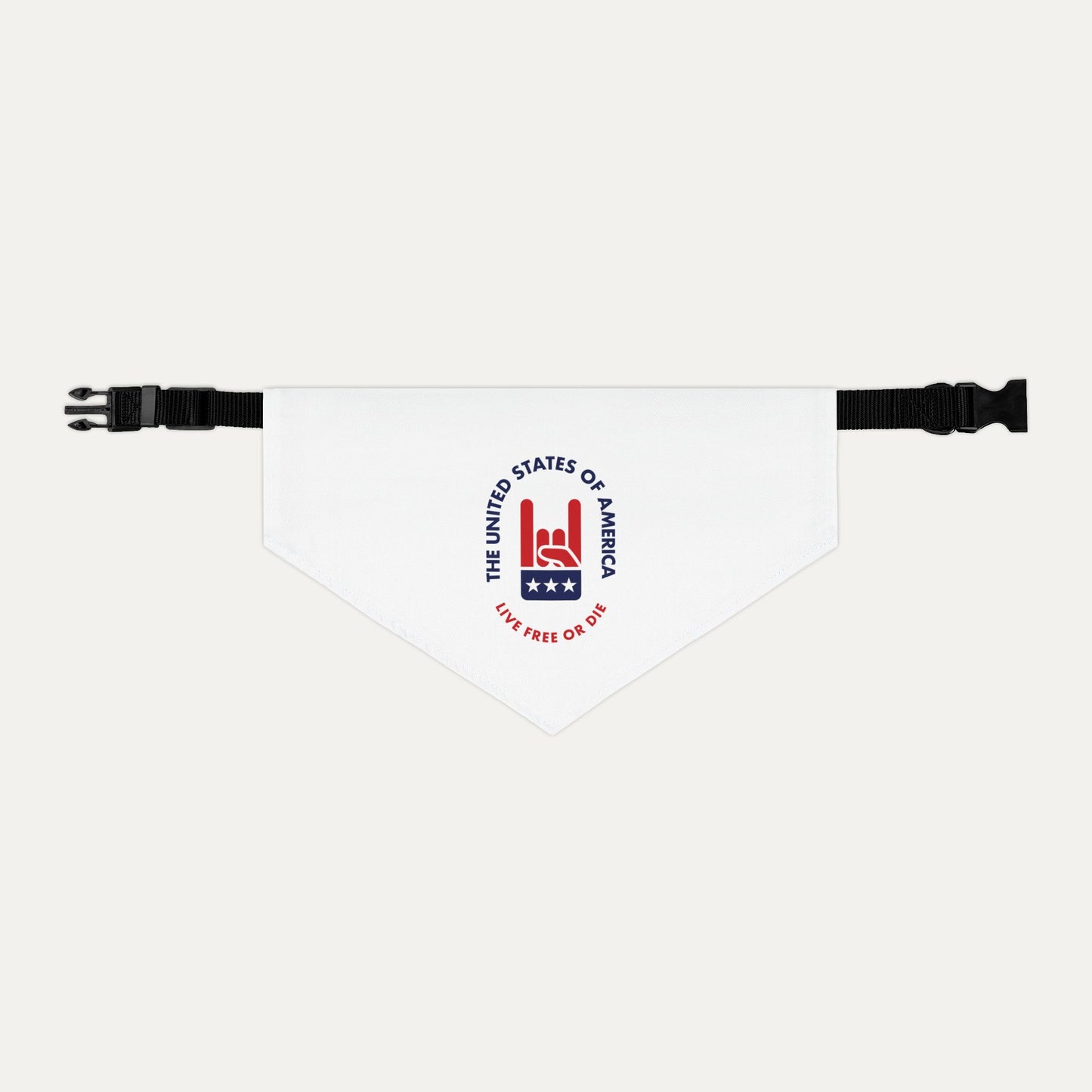 Live Free or Die Pet Bandana Collar