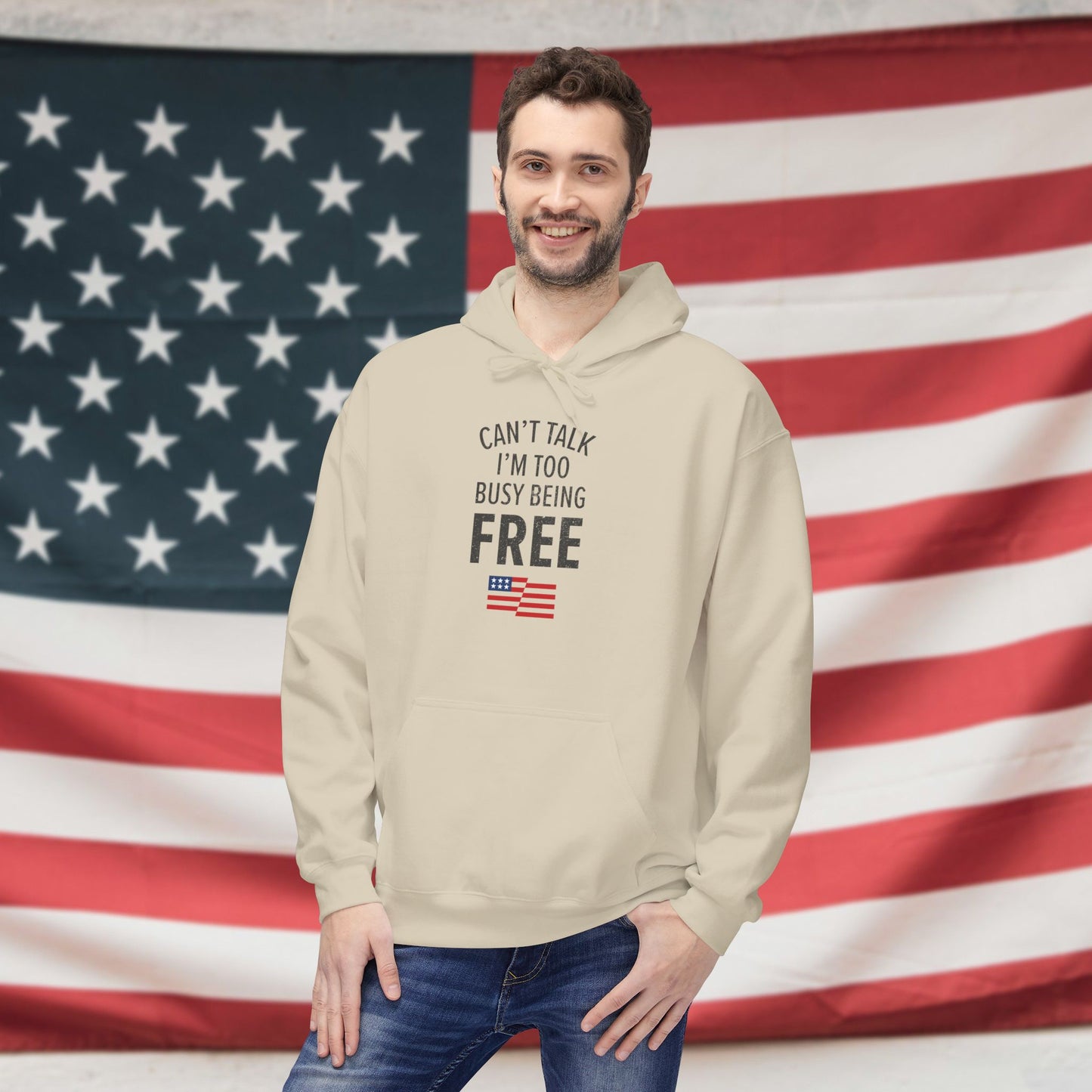 Can’t Talk Fleece Unisex Hoodie