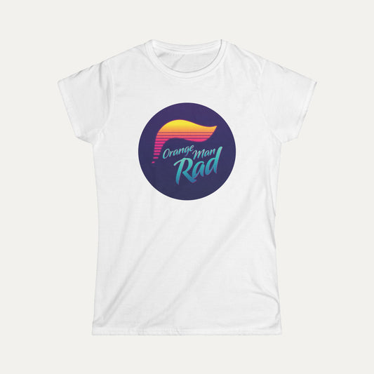 Orange Man Rad Retro Women's Softstyle Tee