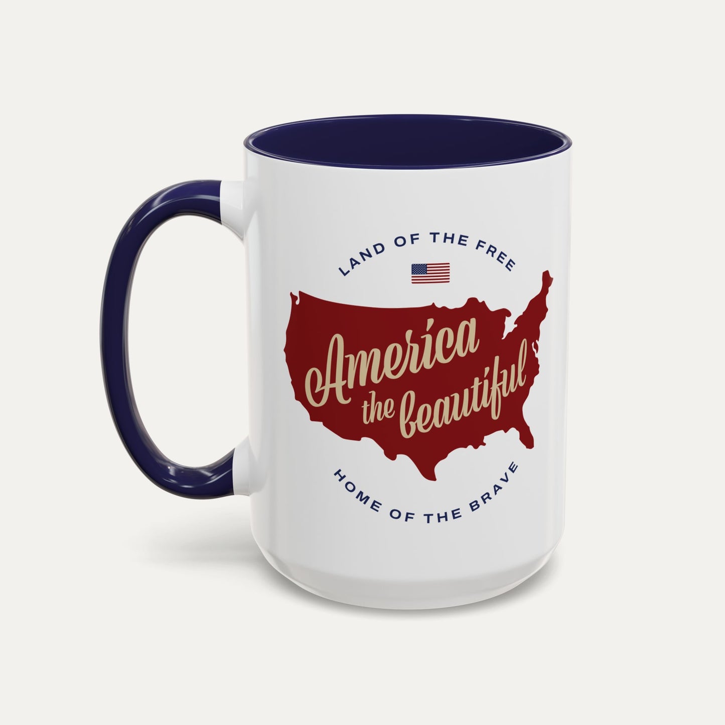 America the Beautiful 15oz Accent Mug