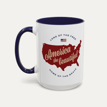 America the Beautiful 15oz Accent Mug