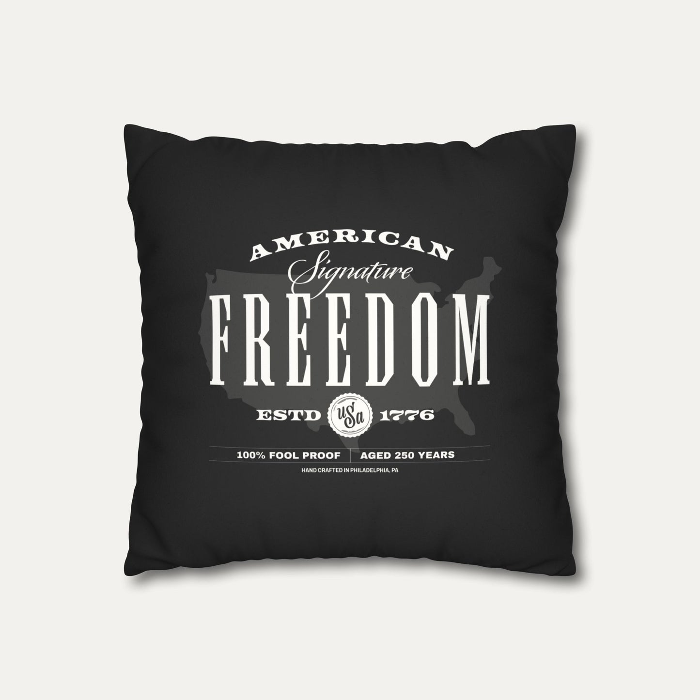 250 Proof Faux Suede Pillowcase