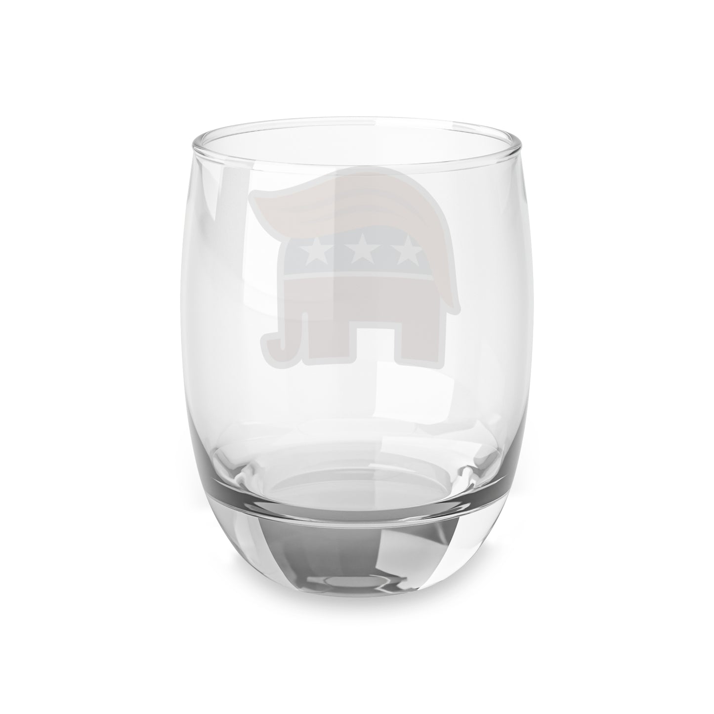 Orange Man Rad Whiskey Glass
