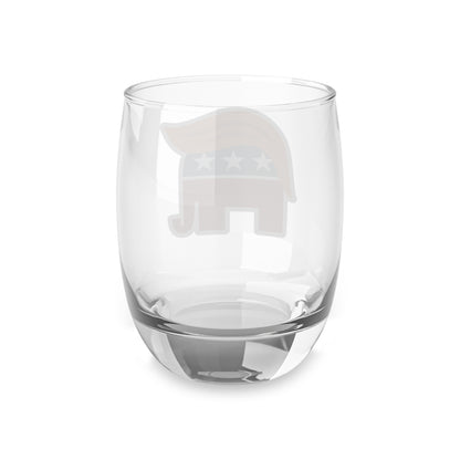 Orange Man Rad Whiskey Glass