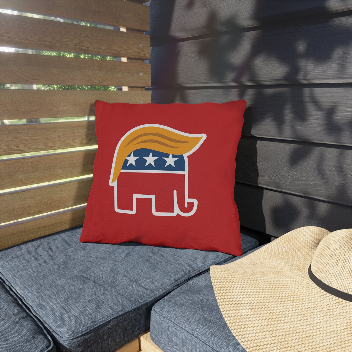 Orange Man Rad Outdoor Pillows