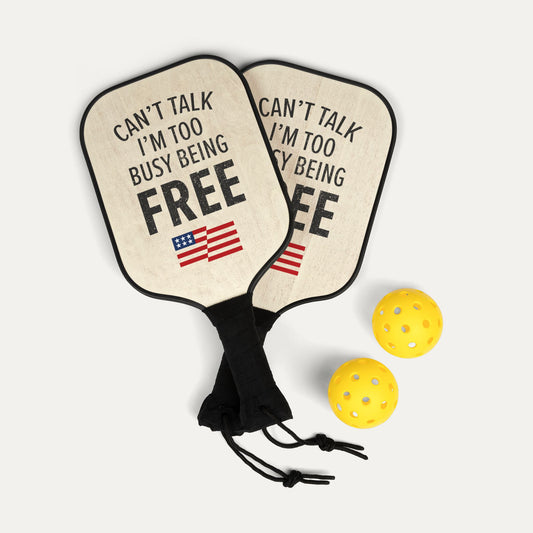 Can't Talk Pickleball Set