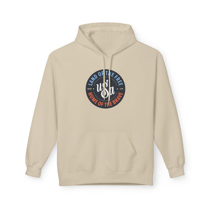 Vintage USA Fleece Unisex Hoodie
