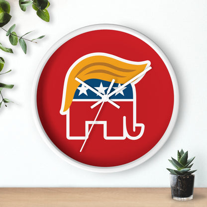 Orange Man Rad Wall Clock