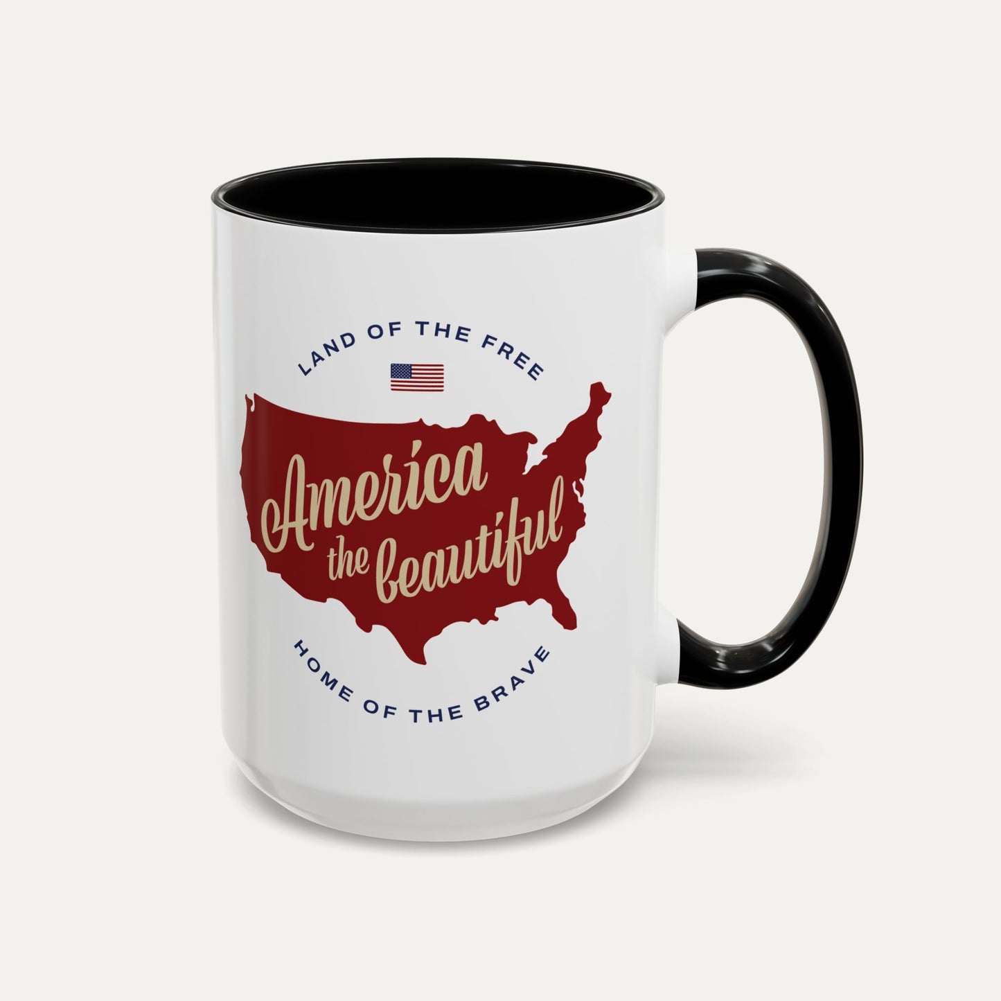 America the Beautiful 15oz Accent Mug