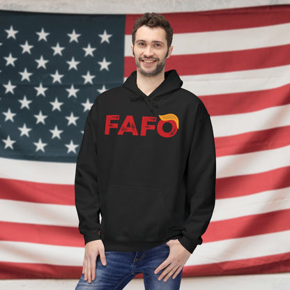 FAFO (Trump style) Fleece Unisex Hoodie