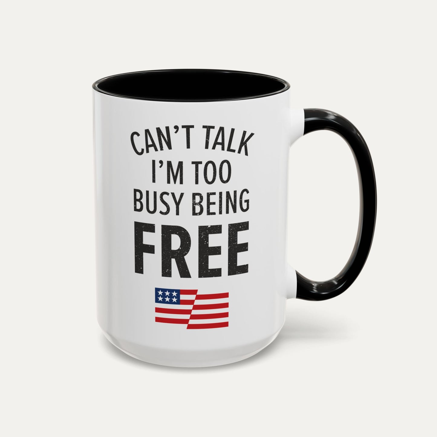 Can’t Talk 15oz Accent Mug