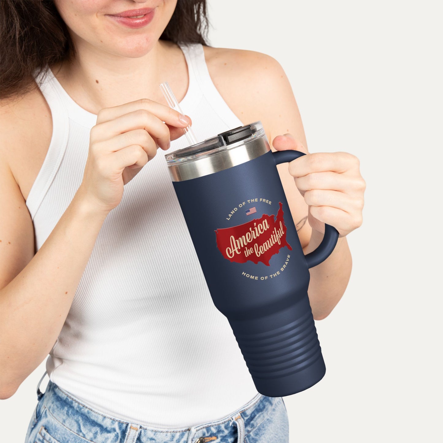 America the Beautiful Insulated 40oz Travel Mug