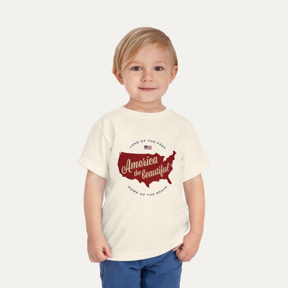 America the Beautiful Toddler Tee