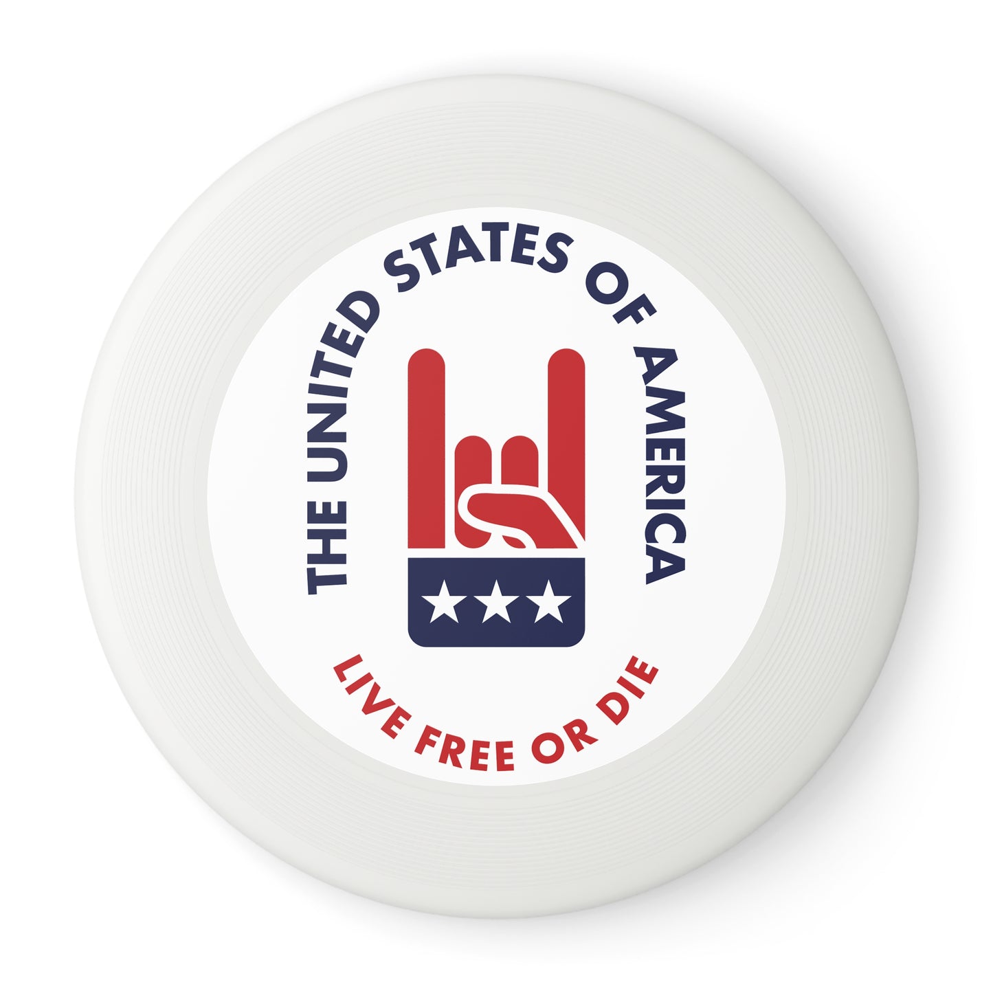 Live free or die Wham-0 Frisbee