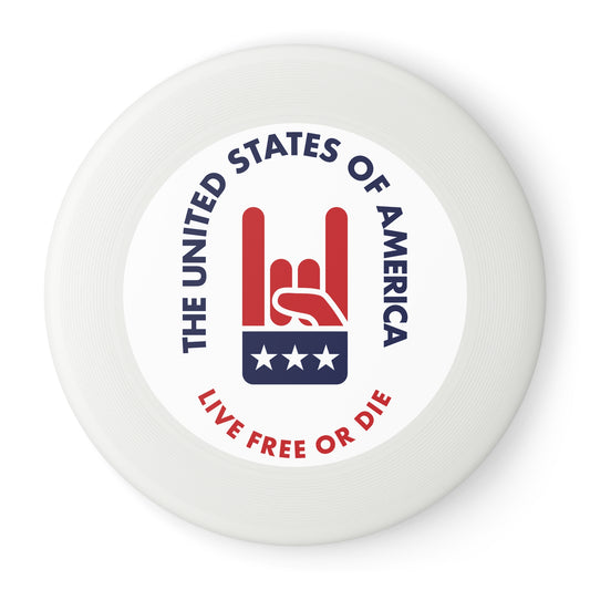 Live free or die Wham-0 Frisbee