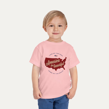 America the Beautiful Toddler Tee