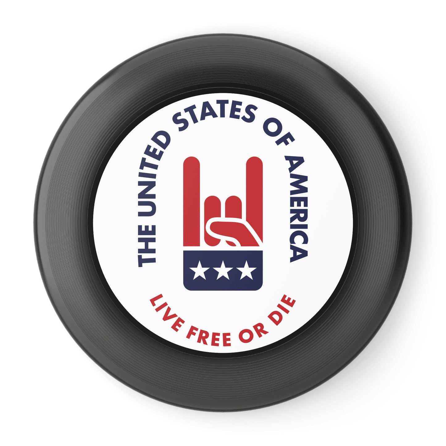 Live free or die Wham-0 Frisbee