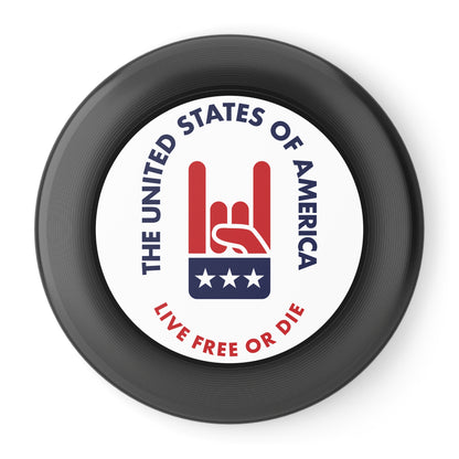Live free or die Wham-0 Frisbee