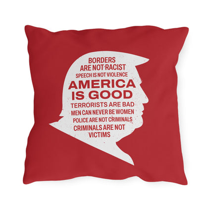 America is Good Outdoor Pillows