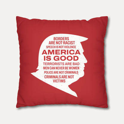 America is Good Faux Suede Pillowcase