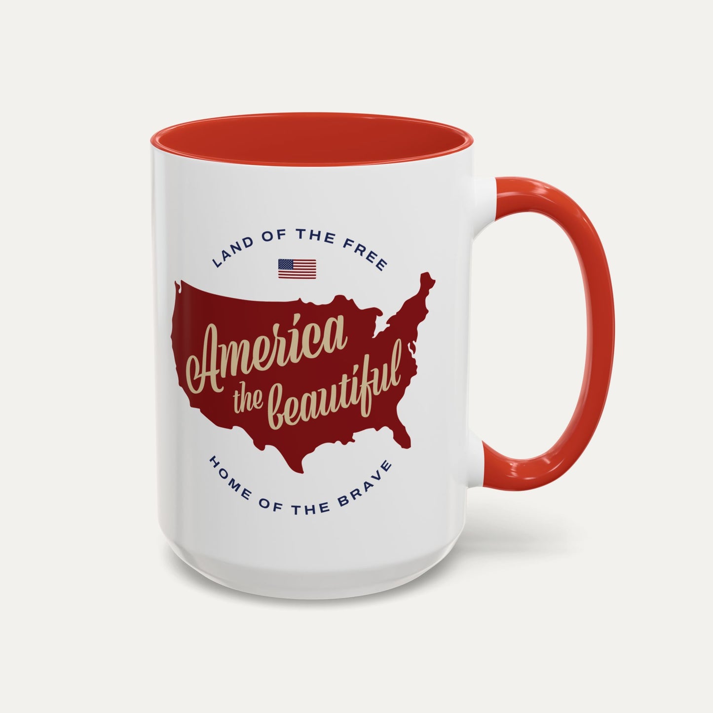 America the Beautiful 15oz Accent Mug