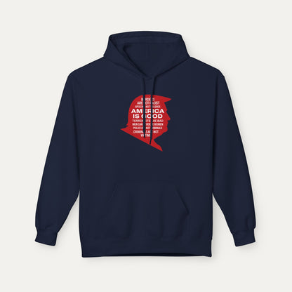 America is Good Fleece Unisex Hoodie