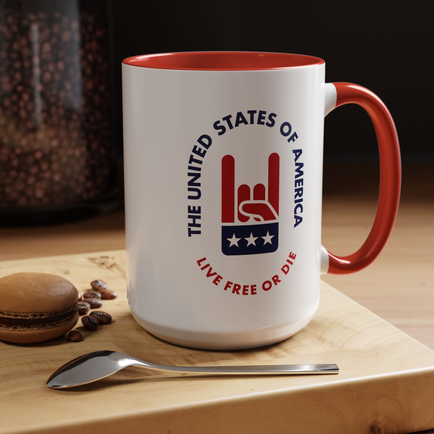 Live Free or Die 15oz Accent Mug