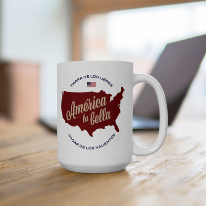 America the Beautiful 15oz Mug (Spanish)