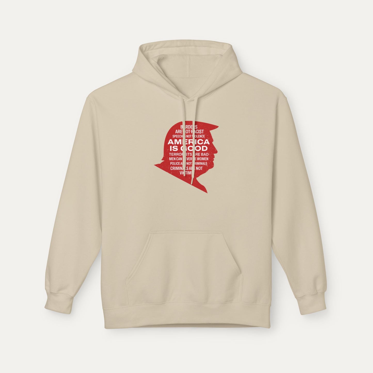 America is Good Fleece Unisex Hoodie