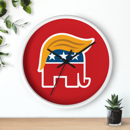 Orange Man Rad Wall Clock