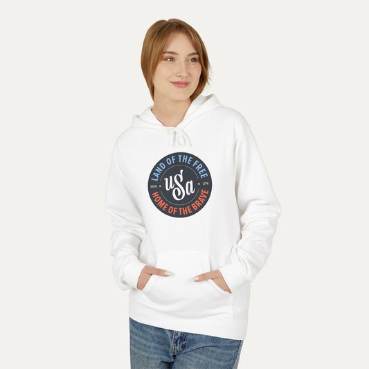 Vintage USA Fleece Unisex Hoodie